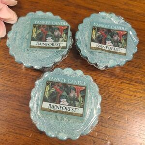 (3) Yankee Candle RAINFOREST Wax Potpourri Tarts Melt Original Multiple Avail